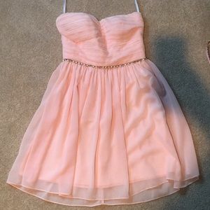 Blush Pink Homecoming Dress